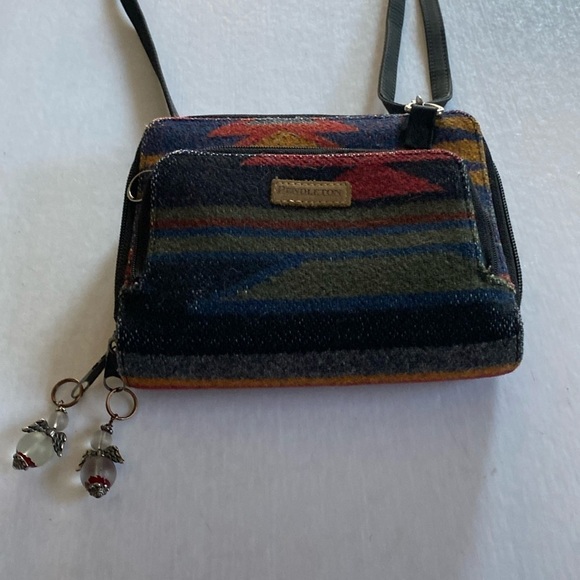 Pendleton Handbags - PENDLETON Women’s Wool/Cotton Blend Small Crossbody Bag
